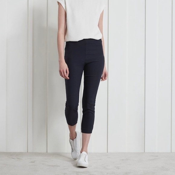 Camber & Grace by RW&Co Solid High Rise City Legging Pant Size Medium Navy Blue - Picture 1 of 10